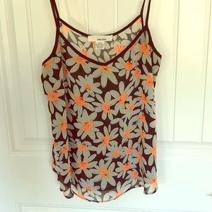 Sunflower neon tank top